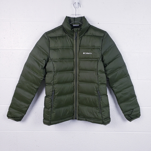 Columbia Jackets & Blazers - Columbia Mckay Lake 2.0 Down Puffer Insulated‎ Full Zip Jacket Green Womens Med